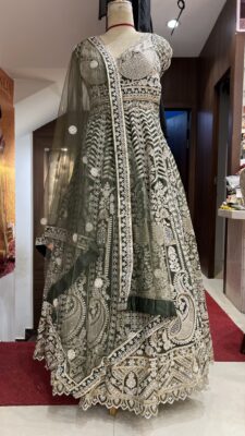 Designer Gown (Dark Green)